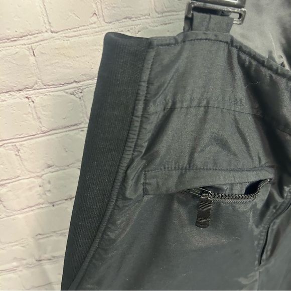 Obermeyer black full length "Ober bibs" nylon lined overalls size 18 ladies plus - Picture 4 of 11